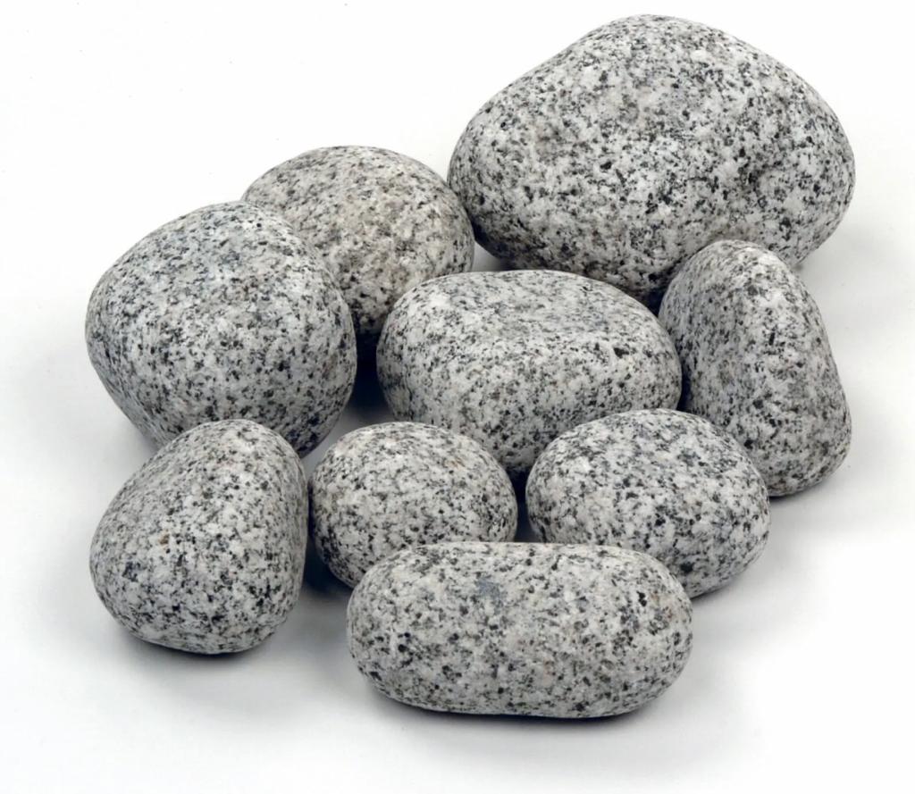Granitkies "Gletscher" grau 30 mm - 60 mm 25 kg/Sack