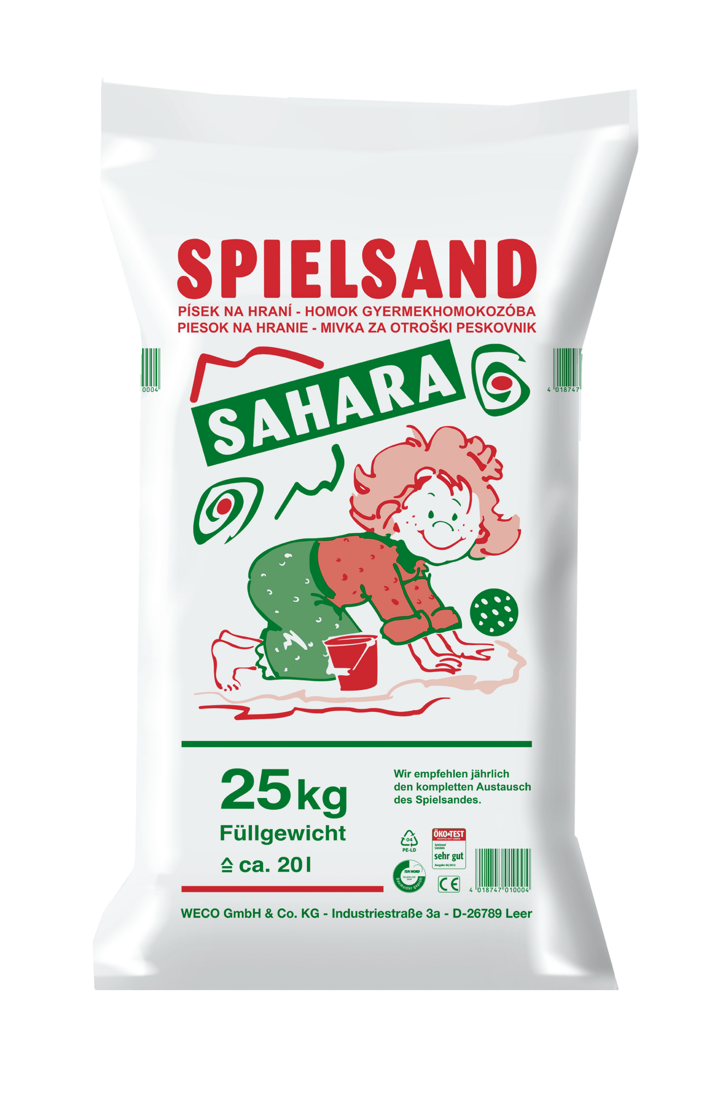Spielsand Sahara