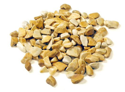 Marmorkies gelb