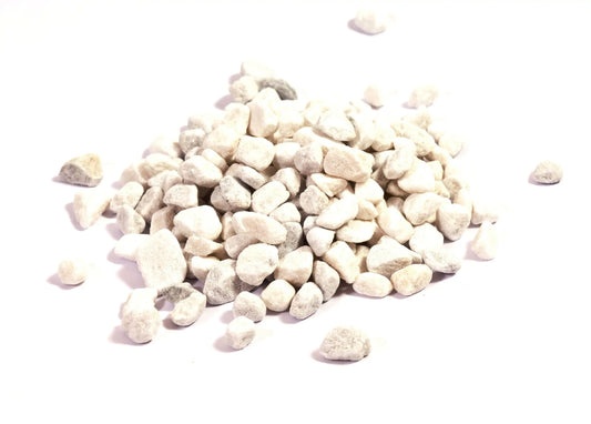 Marmorkies weiss